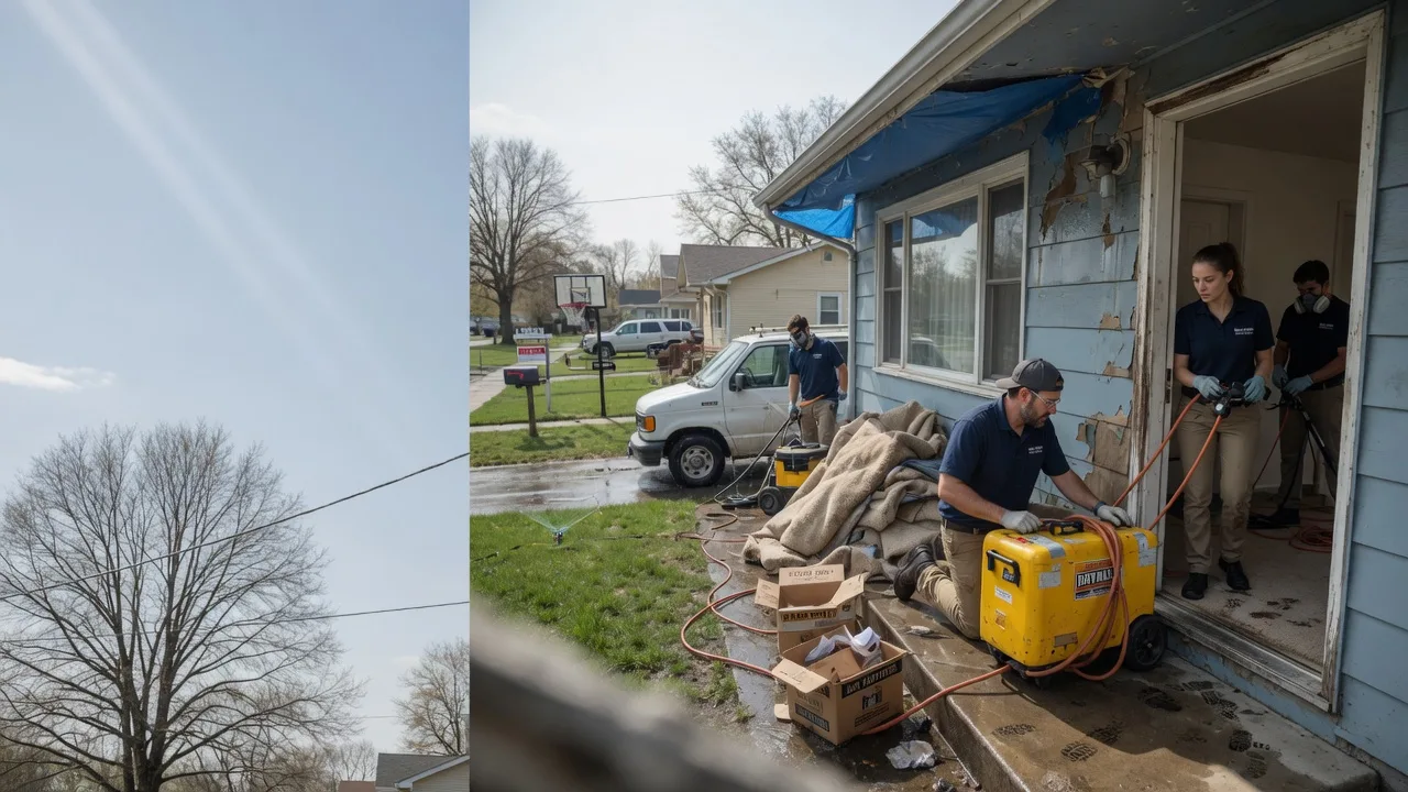 Basement Flood Cleanup in Trenton, OH near me